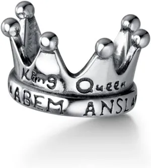 1 Piece Vintage S925 Sterling Silver Queen King Crown Ear Cuff Wrap Earrings Clip On Non Piercing
