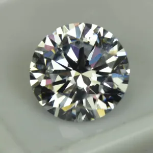7.90 Carat Lab Grown Synthetic Diamond, Round Cut, D Color VVS2 Clarity, GIE Certified, 10.50x10.50 mm Loose Stone for Premium Fine Jewelry Creation