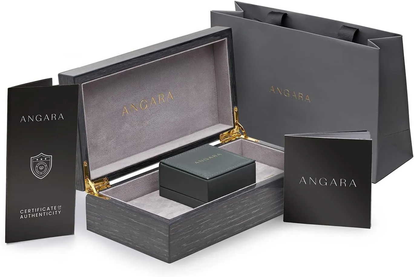 ANGARA Round Lab Grown Fancy Intense Pink Diamond Dangle Earrings with Halo in 14K Solid Gold/Platinum | Birthday, Engagement, Anniversary, Wedding Jewelry Gift for Women