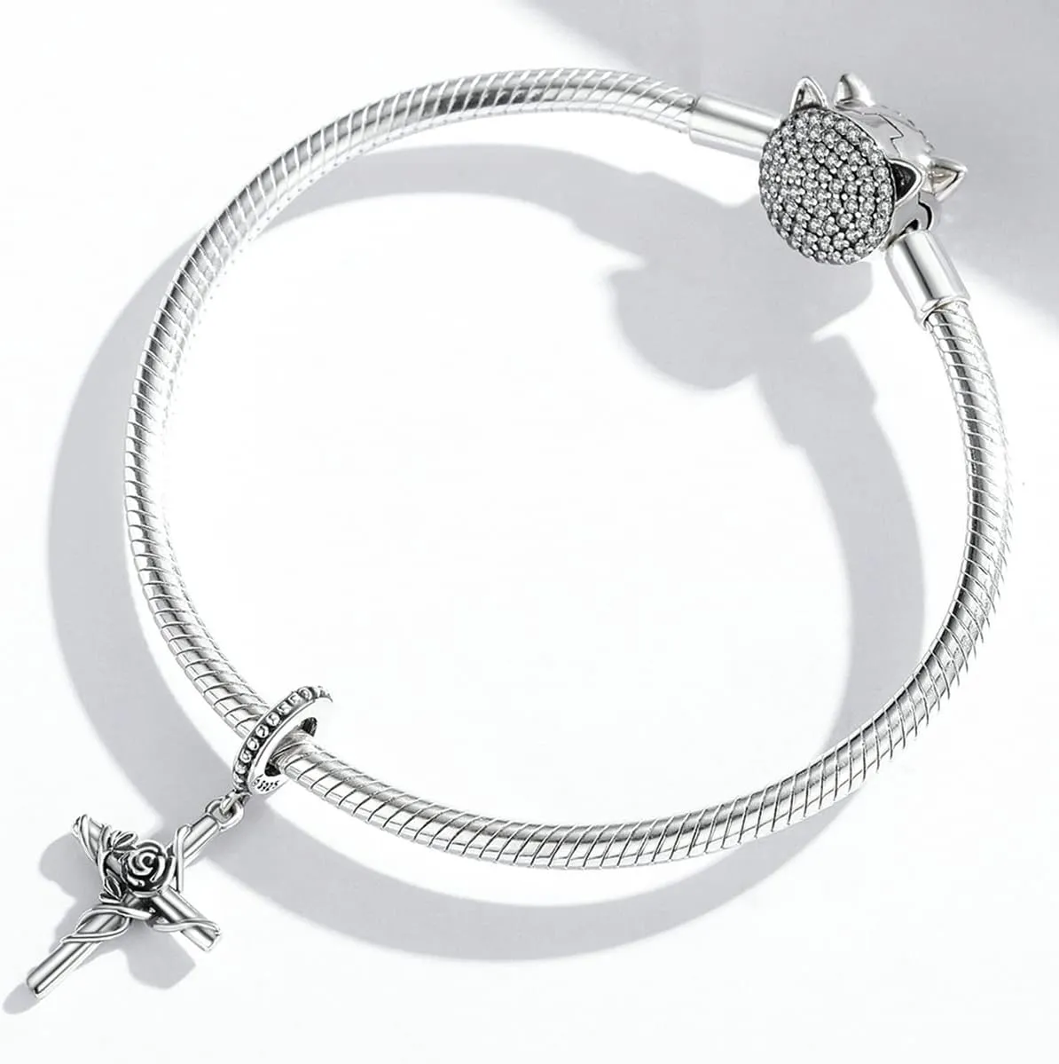 Animal Charms for Bracelets 925 Sterling Silver Bead Charms Bee Butterfly Fox Charm Fits Bracelets and Necklaces Cute Charms for Women