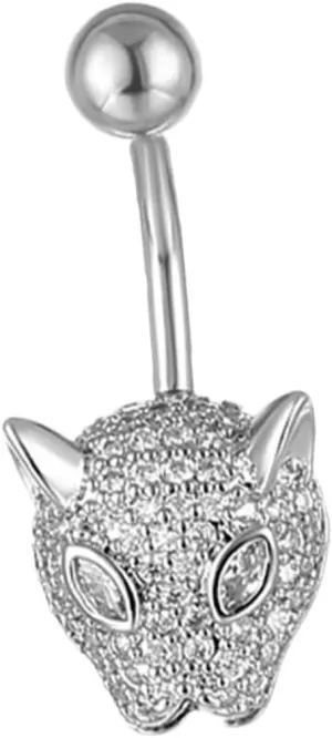 BESPORTBLE Steel Animal Shape Navel Belly Button Ring High Polished Body Jewelry for Women