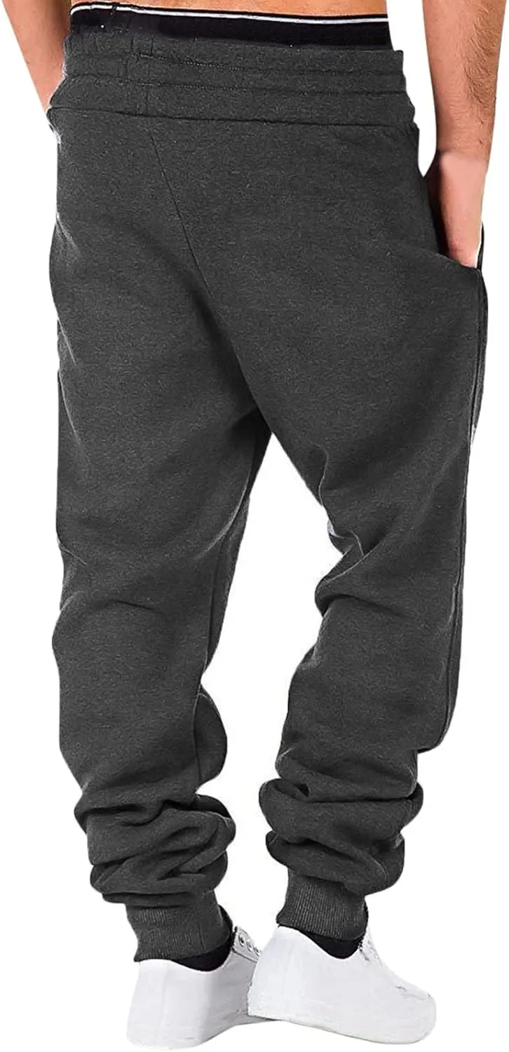 Cargo Pants for Men Big and Tall Casual Cotton Cargo Pants Gym Sweatpants Trousers Mens Long Pant Sweatpants for Men