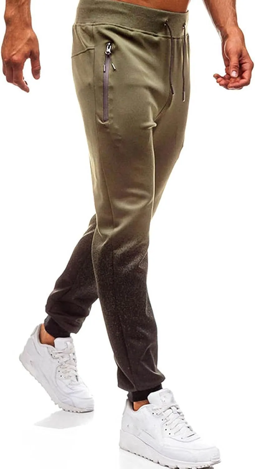 Cargo Sweatpants for Men Athletic Jogger Sports Outdoor Trousers Mens Active Fleece Athletic Sweatpant Basic Running