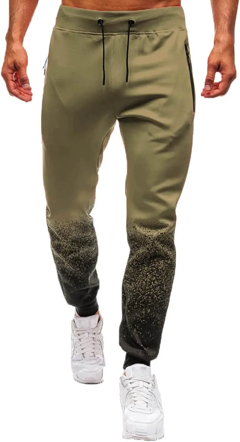 Cargo Sweatpants for Men Athletic Jogger Sports Outdoor Trousers Mens Active Fleece Athletic Sweatpant Basic Running