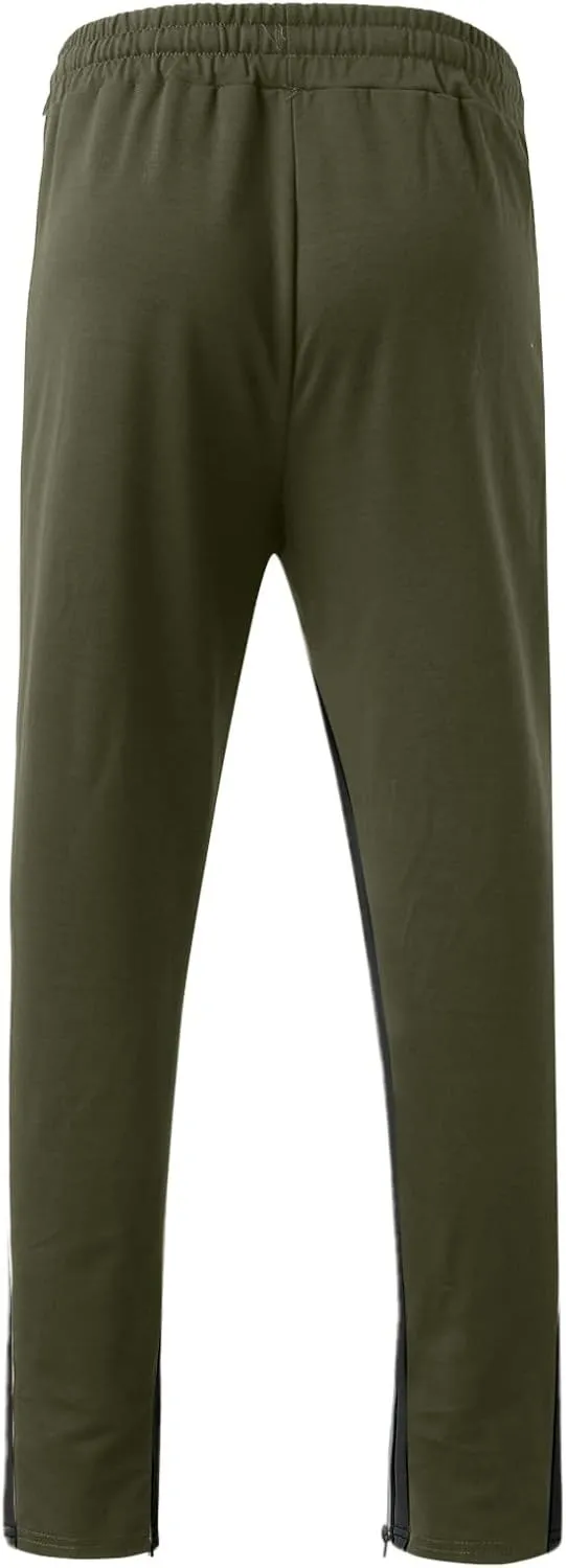 Cargo Sweatpants for Men Mens Lounge Pants Jogger Pants Slim Fit Bodybuilding Tapered Sweatpant with Pockets Running