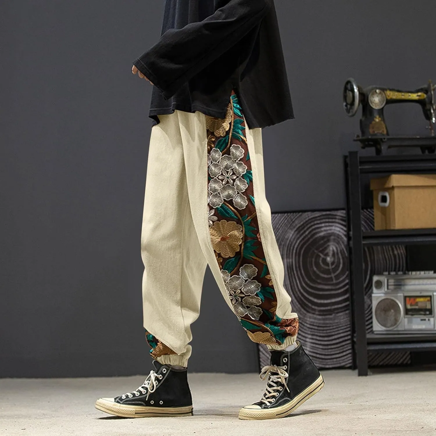 Cargo Sweatpants for Men Mens Lounge Pants Mens Sweatpants Mens Jersey Pants with Pockets Men's Cargo Pocket Fleece