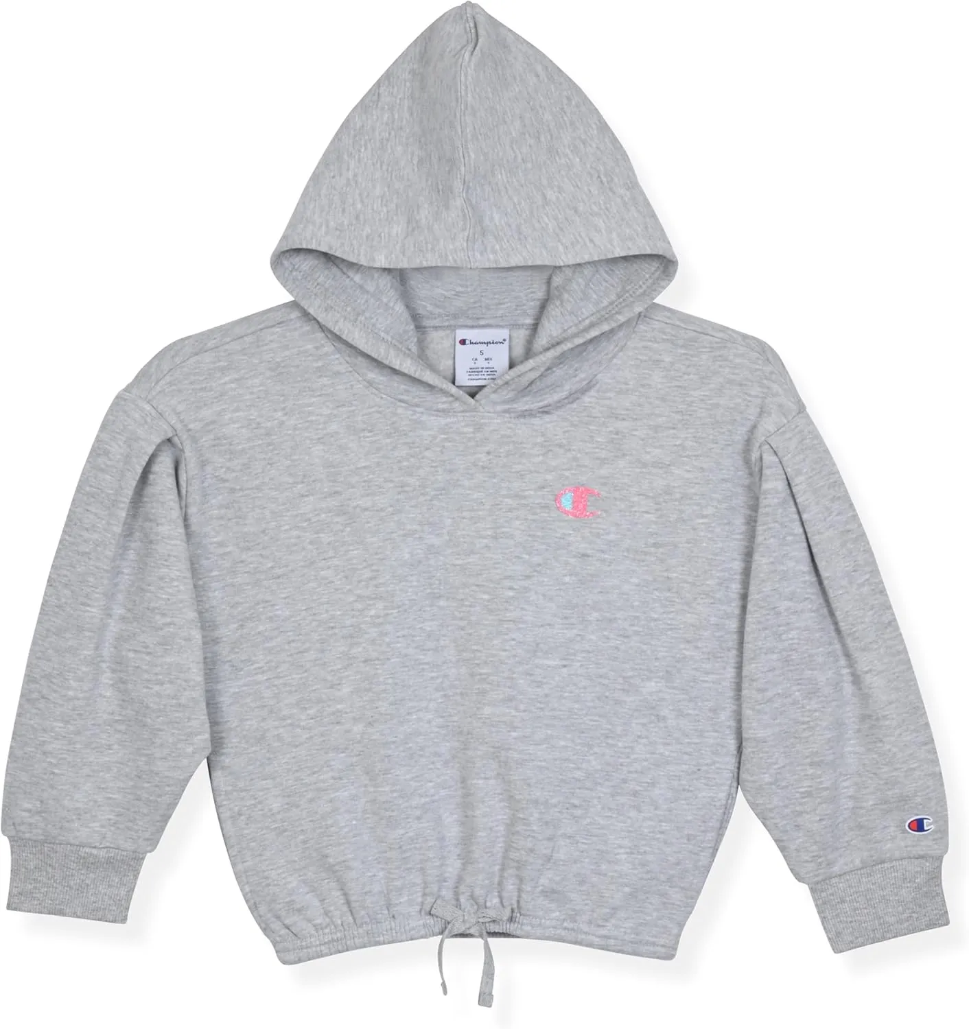 Champion Girls Hoodie and Sweatpant Set for Kids Athletic Fleece Sweatsuit