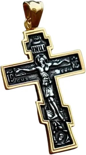 Christ Jesus Pendant Necklace 316L Stainless Steel Cross Chain Heavy Men Jewelry Gift Religious Christian Jewelry, Only Pendant