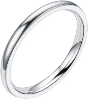 Contracted Women's Fine Polished Ring Tail Fashion Couple Hand 2MM Ring Rings Rings for Men Snake (Multicolor, 5)