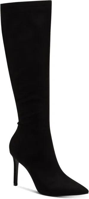 Cufflinks Inc. Women's Rajel Faux Suede Tall Knee-High Boots 12 Medium - Black Mc, 12