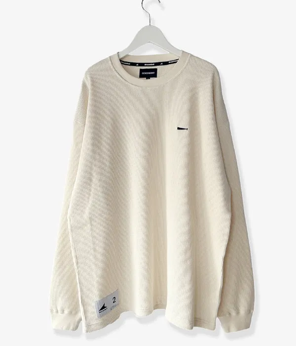 DESCENDANT/GAUFRE WAFFLE LS (OFF WHITE)