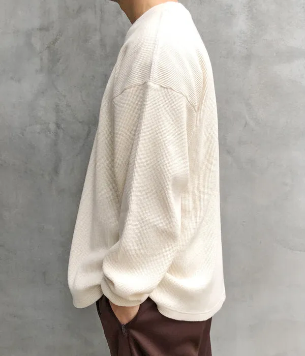 DESCENDANT/GAUFRE WAFFLE LS (OFF WHITE)