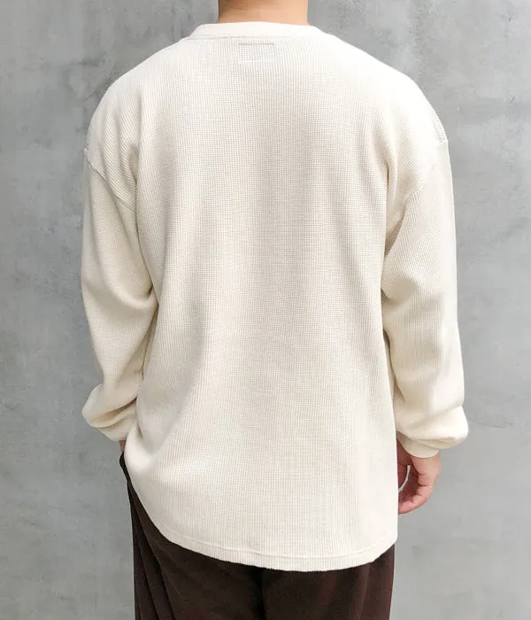 DESCENDANT/GAUFRE WAFFLE LS (OFF WHITE)