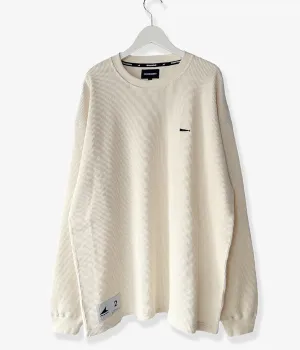 DESCENDANT/GAUFRE WAFFLE LS (OFF WHITE)