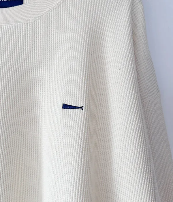 DESCENDANT/GAUFRE WAFFLE LS (OFF WHITE)