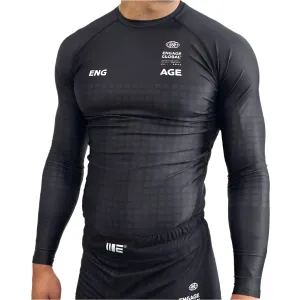 Engage Grid Tech Black Long Sleeve Rash Guard