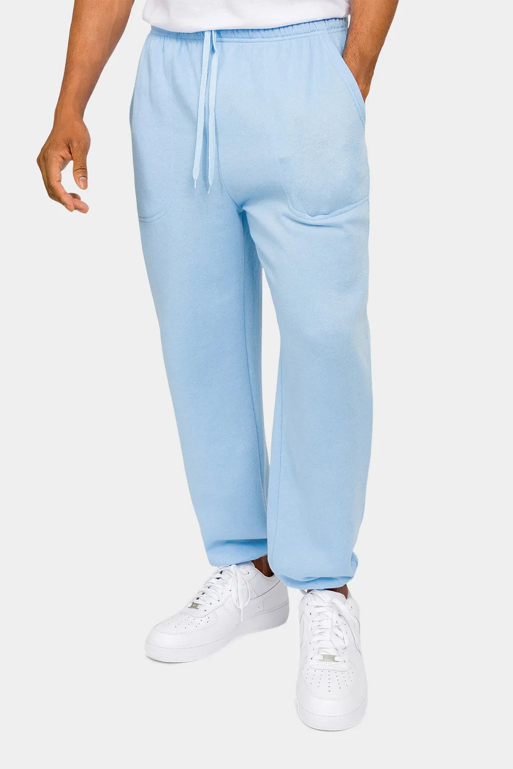 Essential Solid Lightweight Fleece Sweatpants