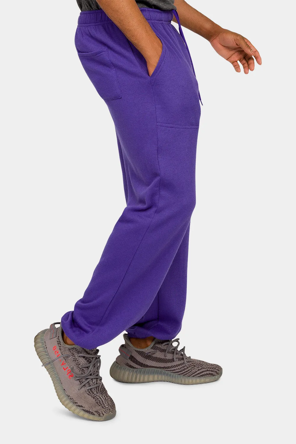 Essential Solid Lightweight Fleece Sweatpants