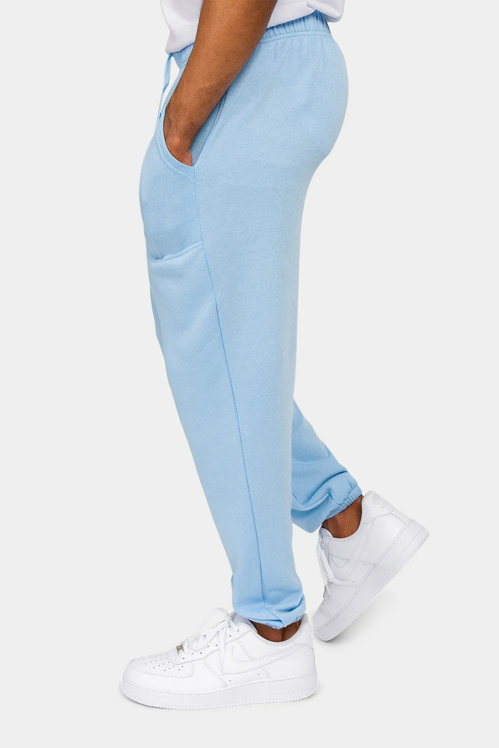 Essential Solid Lightweight Fleece Sweatpants