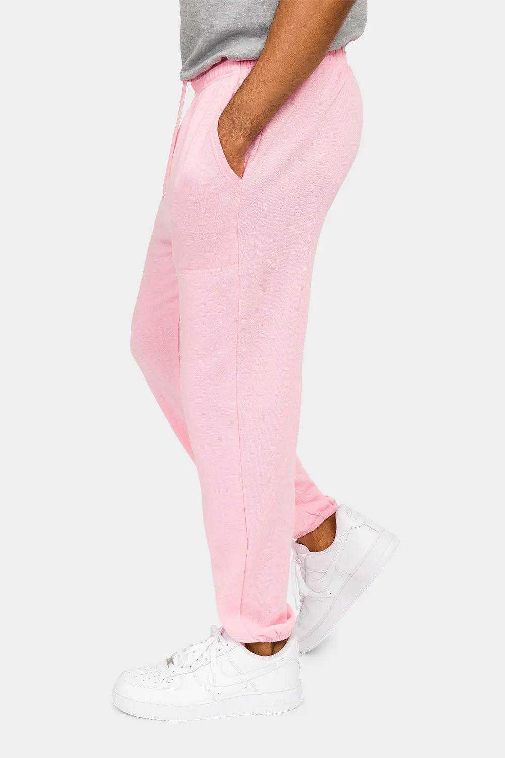 Essential Solid Lightweight Fleece Sweatpants