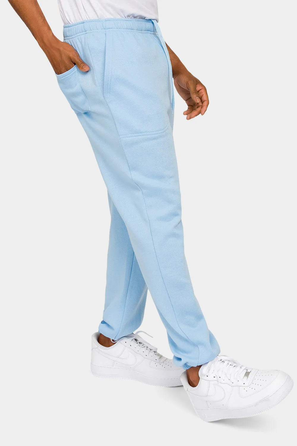 Essential Solid Lightweight Fleece Sweatpants