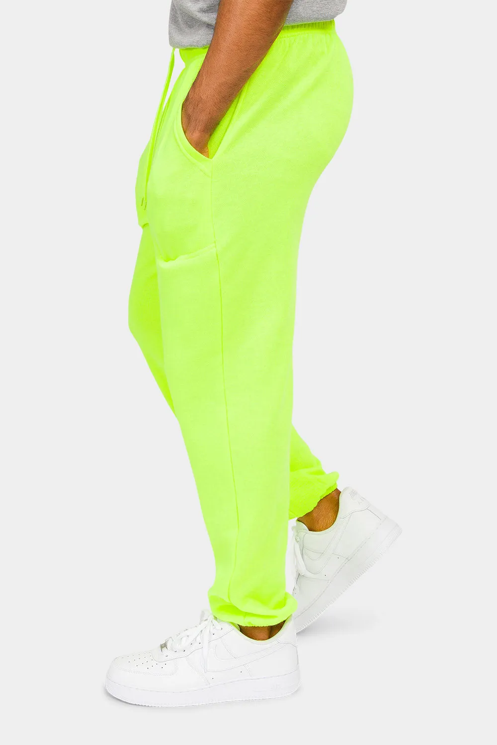 Essential Solid Lightweight Fleece Sweatpants