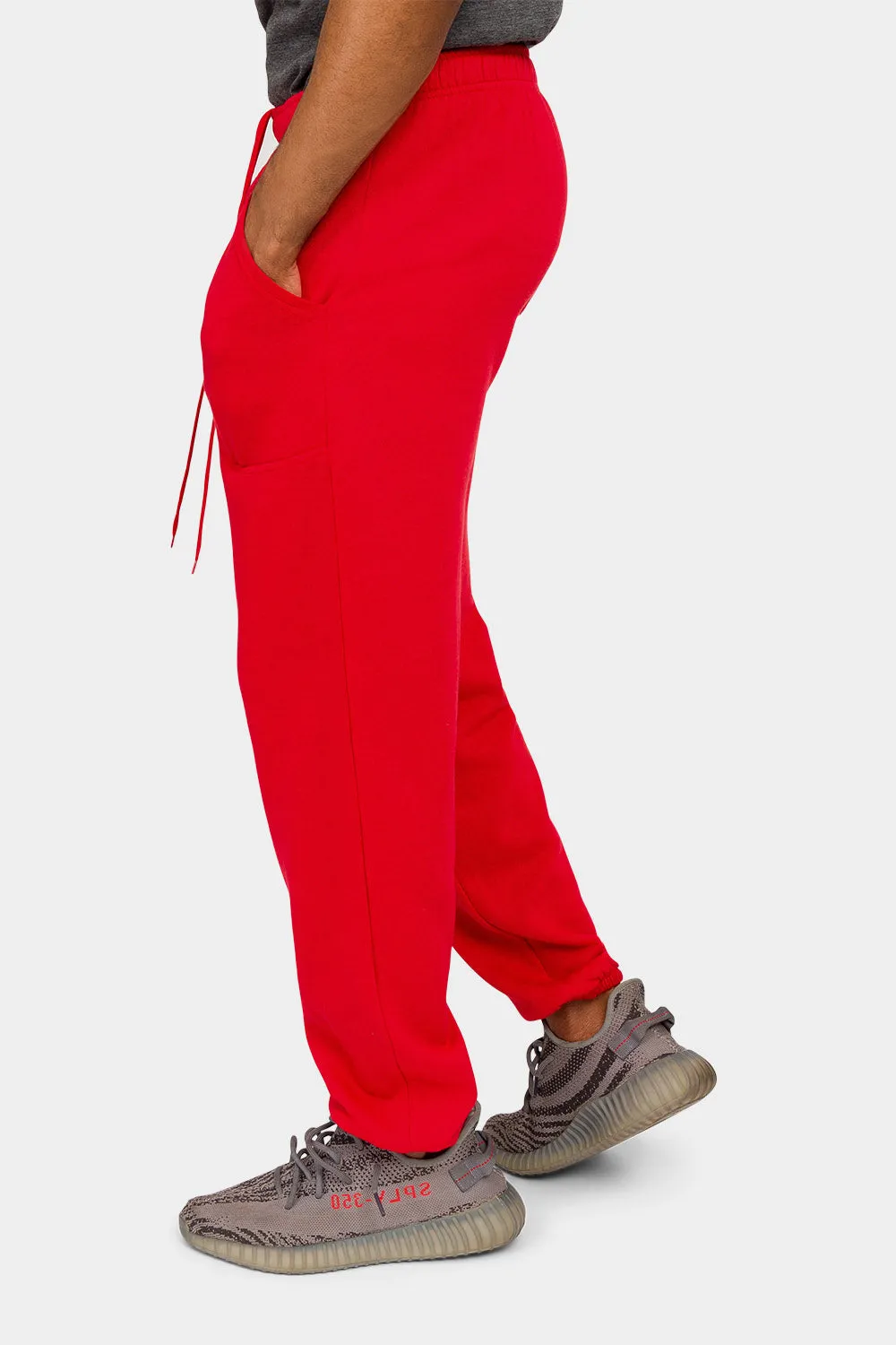 Essential Solid Lightweight Fleece Sweatpants