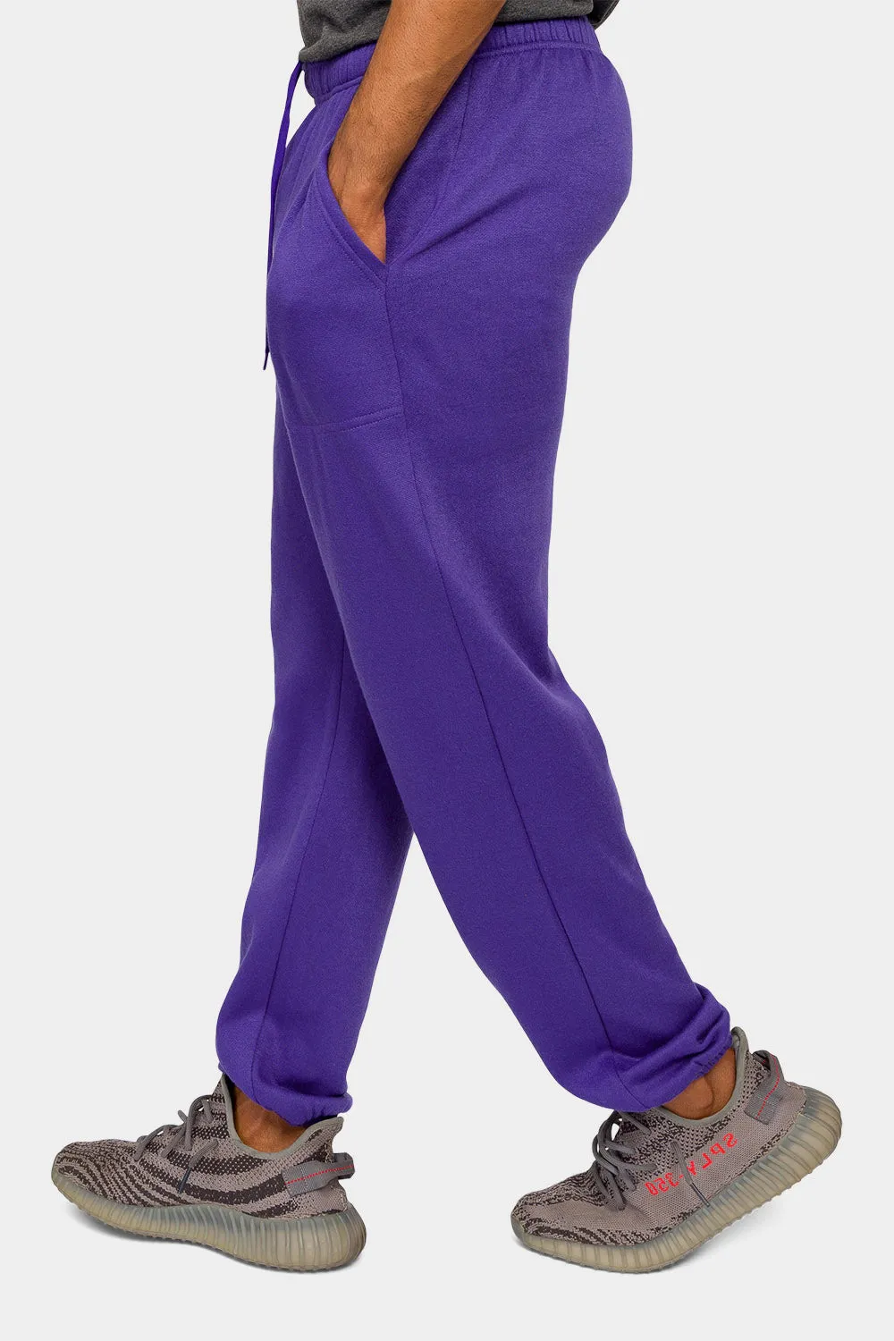 Essential Solid Lightweight Fleece Sweatpants