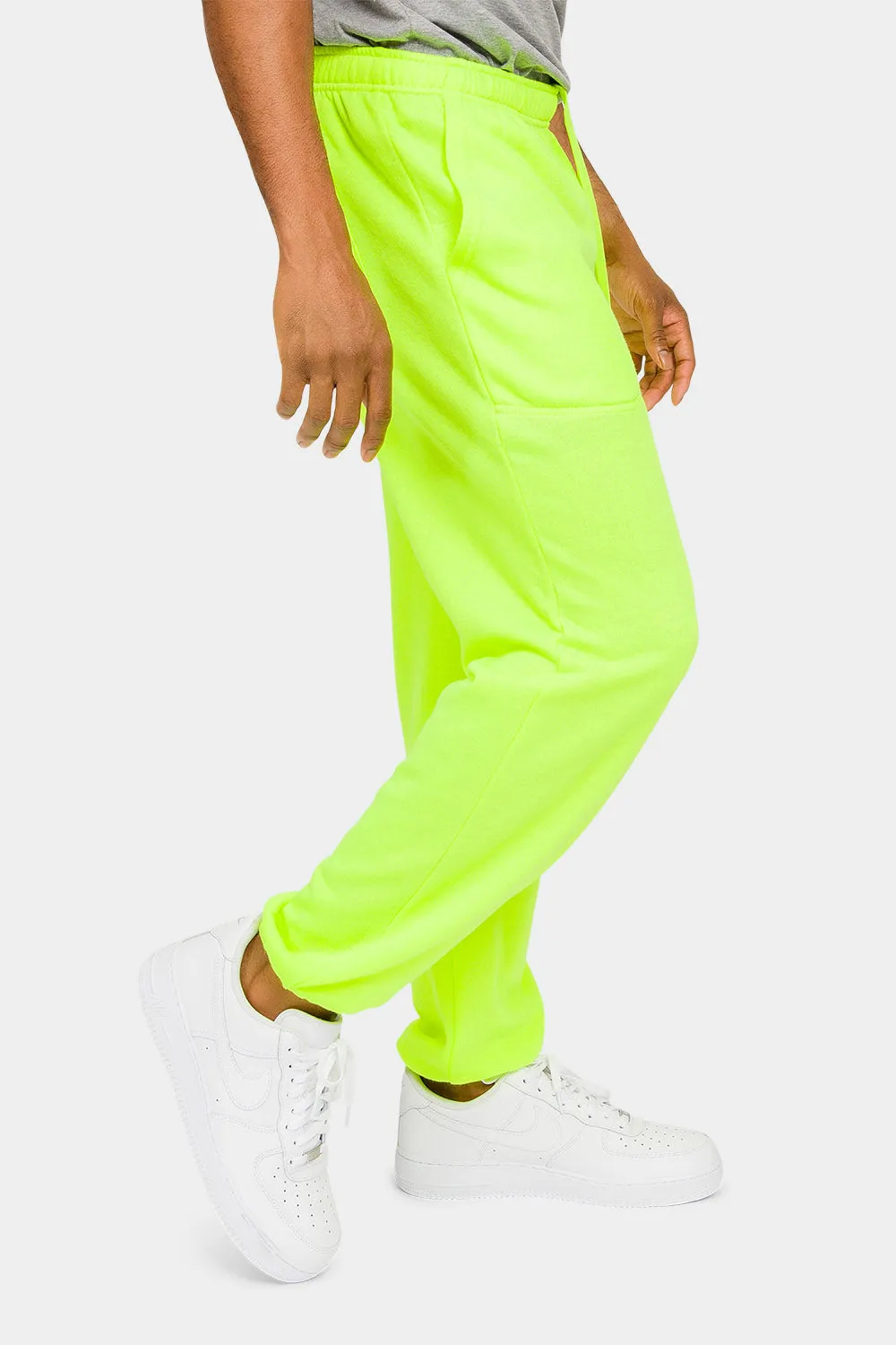 Essential Solid Lightweight Fleece Sweatpants