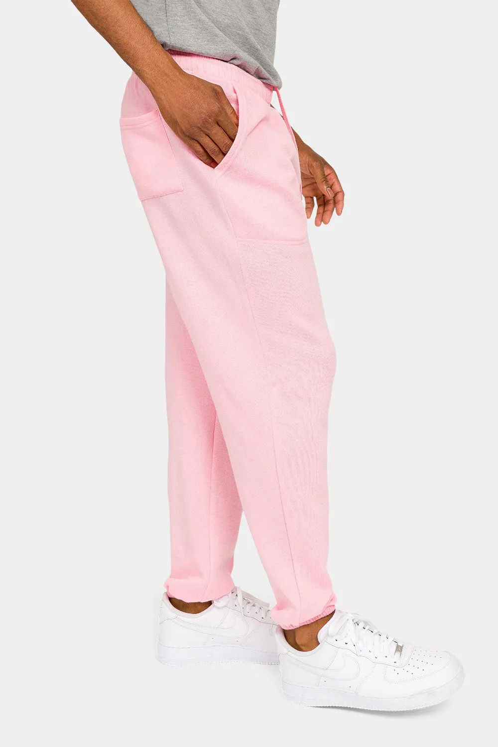 Essential Solid Lightweight Fleece Sweatpants