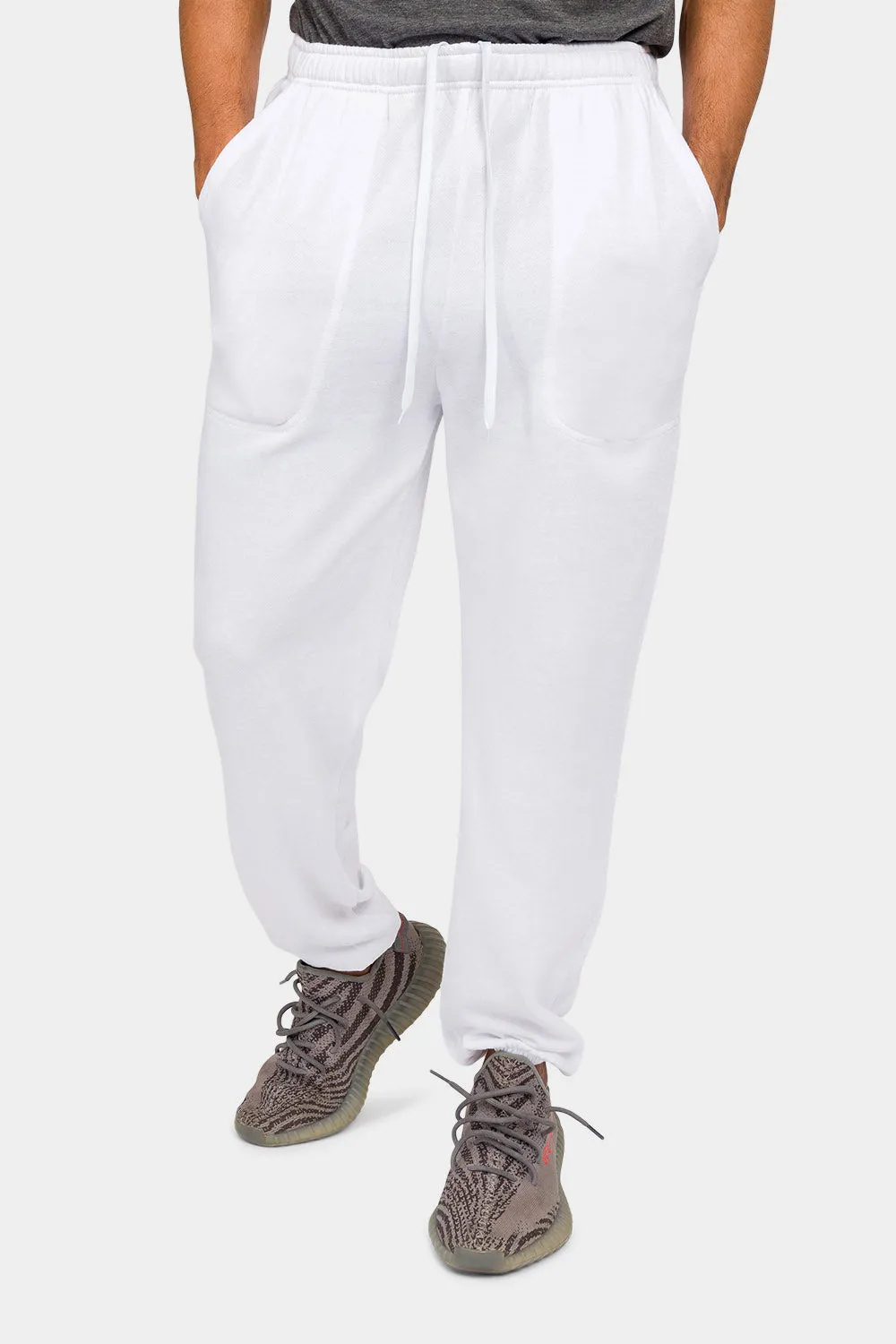 Essential Solid Lightweight Fleece Sweatpants