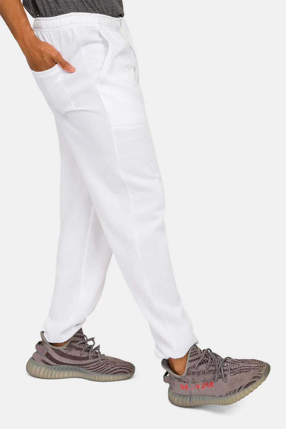 Essential Solid Lightweight Fleece Sweatpants