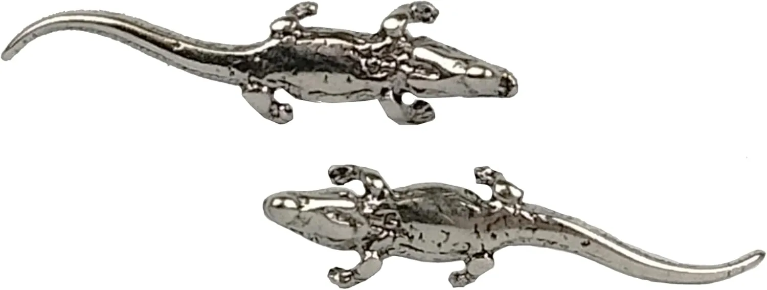 FashionJunkie4Life Sterling Silver Animal Stud Earrings with Butterfly Backs