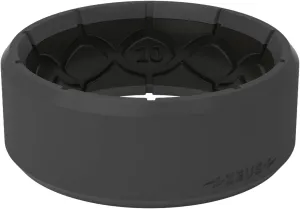 Groove Life Zeus Silicone Ring - Breathable Rubber Wedding Rings for Men, Lifetime Coverage, Unique Design, Comfort Fit Ring