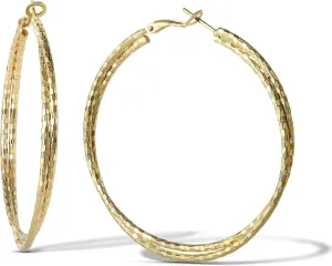 Jessica Simpson Womens Hoop Earrings - Silver-Tone or Gold-Tone Hoop Earrings for Women