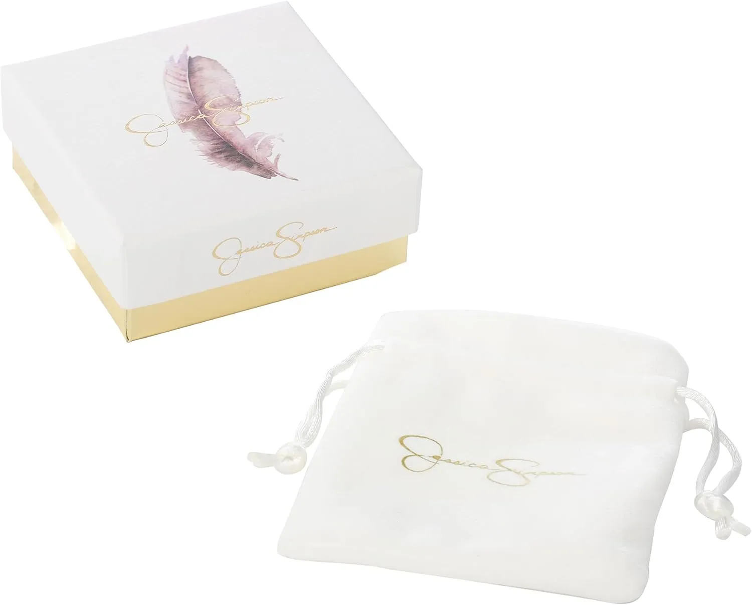 Jessica Simpson Womens Hoop Earrings - Silver-Tone or Gold-Tone Hoop Earrings for Women