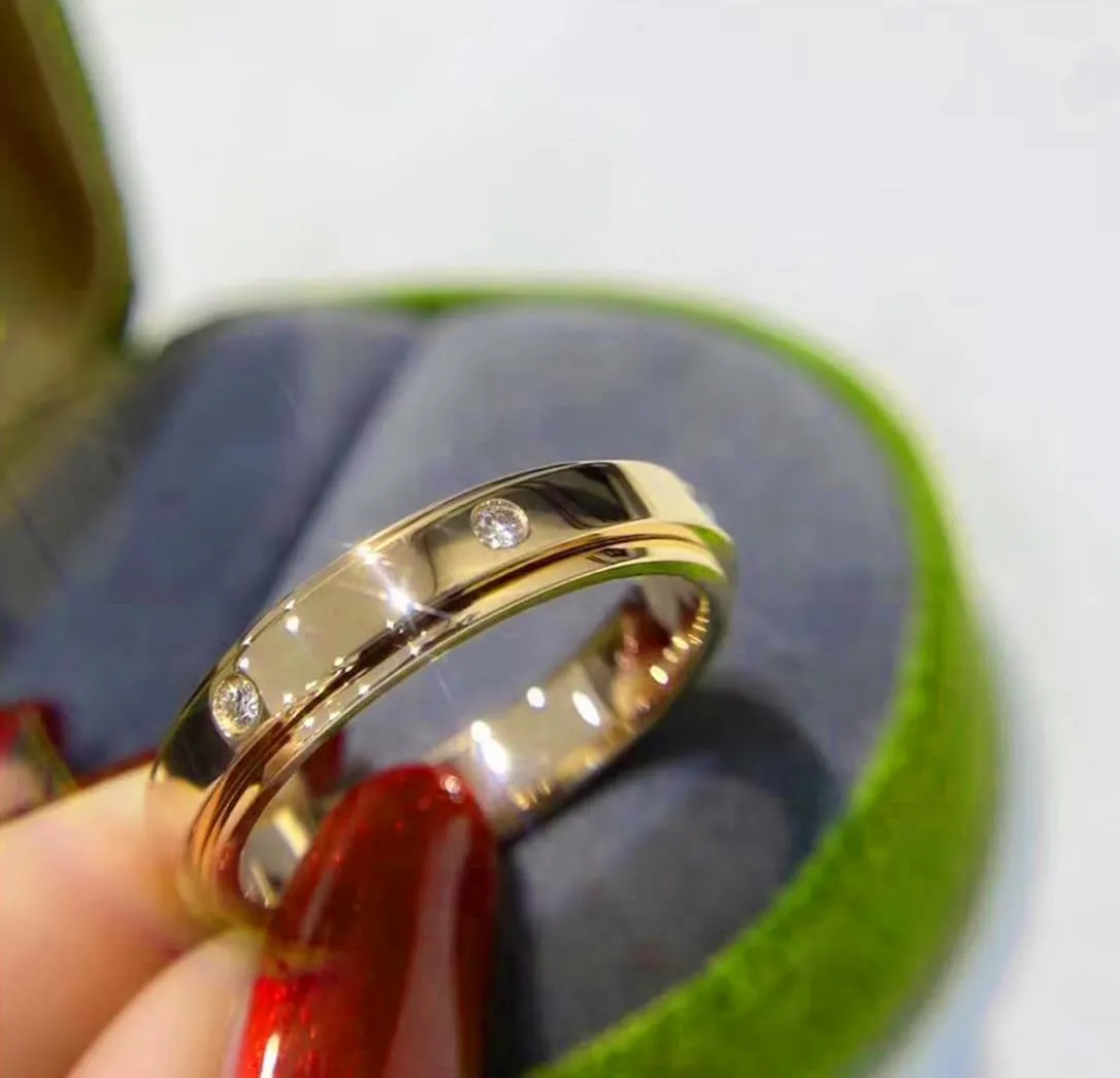 Kainier 14K Gold Plated Anxiety Rings Cubic Zirconia Stones Spinner Fidget Band Rings for Women Men Relieving Anxiety Lucky Rings Comfort Fit Size 5 to 10