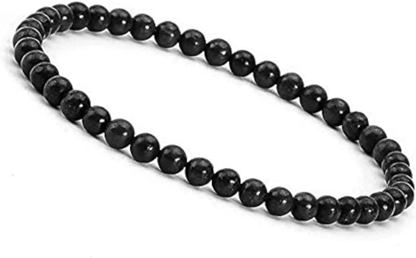 KIKILA 4mm Mini Gemstone Energy Bracelets Crushed Stone Beaded Bracelet Natural Stone Charm Beaded Small Couples Bracelets for Women