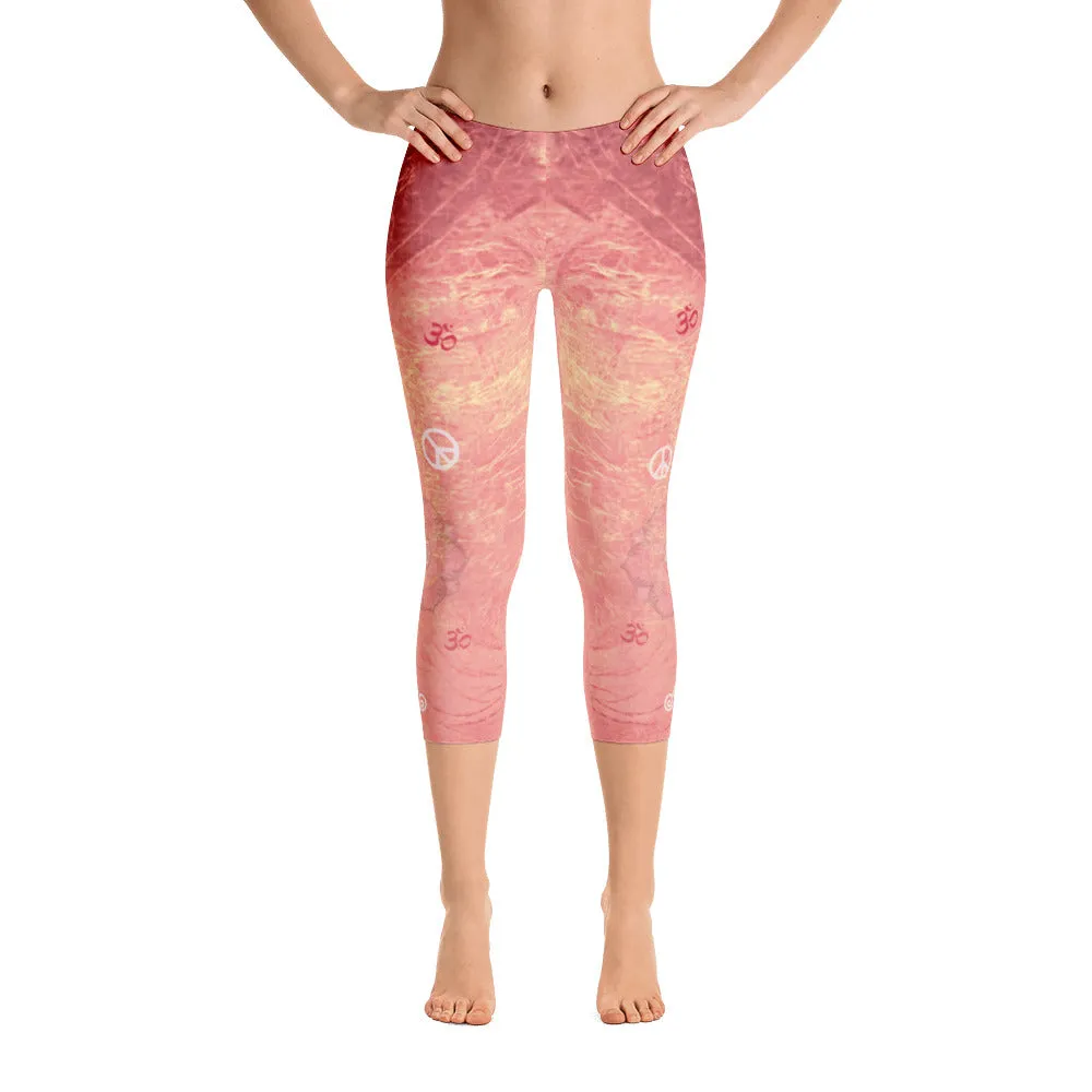Lotus Sunrise Capri Leggings