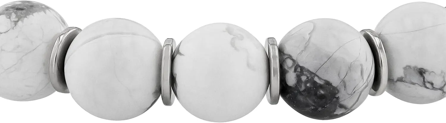 Mens Stainless Steel Bolo Bead Bracelets - Adjustable Hypoallergenic - Choice of Color Styles and Sizes