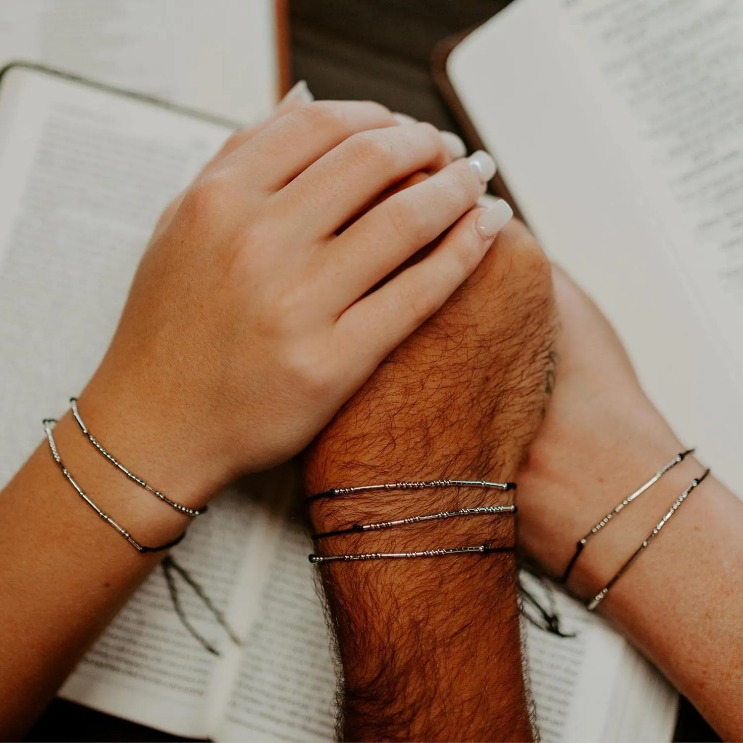 Morse Code Bracelets for Women, Christian Bible Verse Bracelets, Scripture S925 Sterling Silver Inspirational Faith Jewelry, Religious Gifts for Women