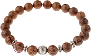 New Classic Om Buddhist 8Mm Wood Beads Bracelet Men Ethinc Tibetan Mala Prayer Bracelet Yoga for Women