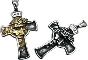 New for Arrival Trendy 2025 Stainless Steel Pendant Charms of Crucifix Jesus Cross New for Arrival Trendy Jewelry Fashion Accessories Creative Gift