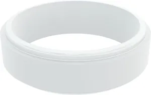 QALO Men & Women's Rubber Silicone Ring, Narrow Polished Step Edge Rubber Wedding Band, Breathable, Durable Unisex Engagement Silicone Ring, Multi Colors