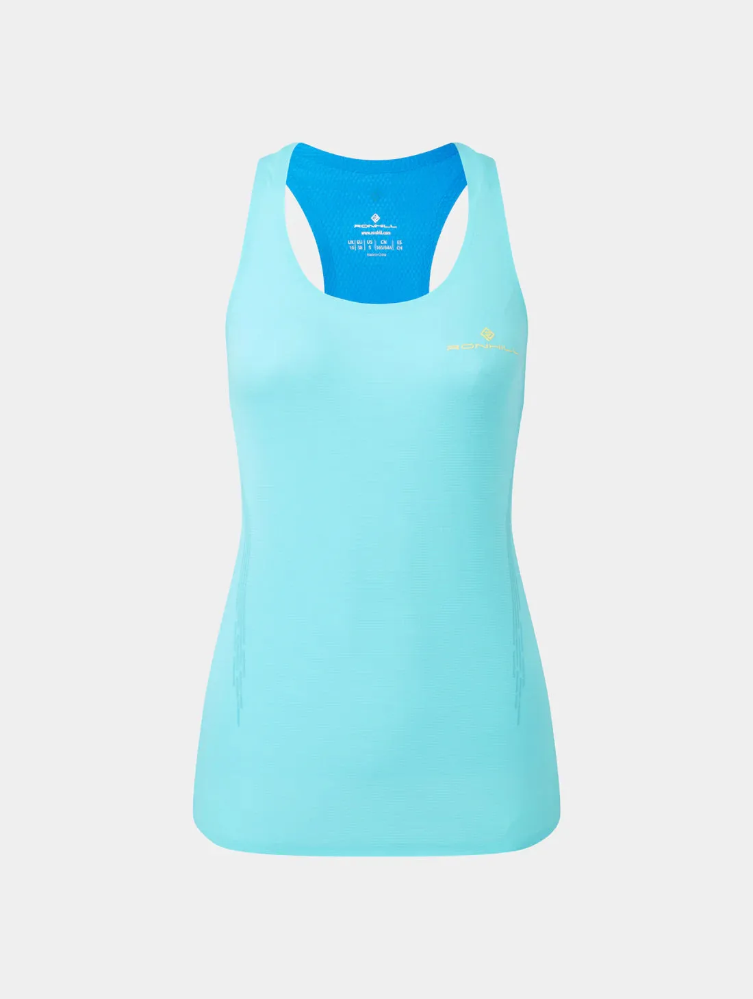 Ronhill Women's Tech Race Vest-Aquamint/El Blue
