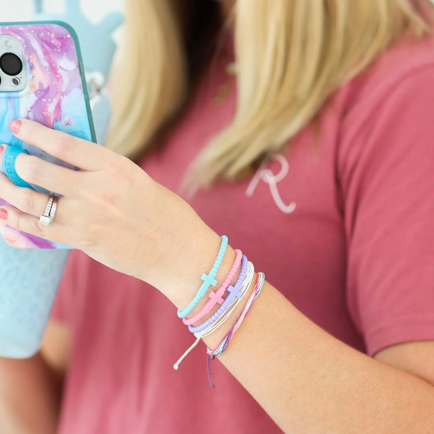 Ryan & Rose Jesus Bracelets - Cross Silicone Bracelet