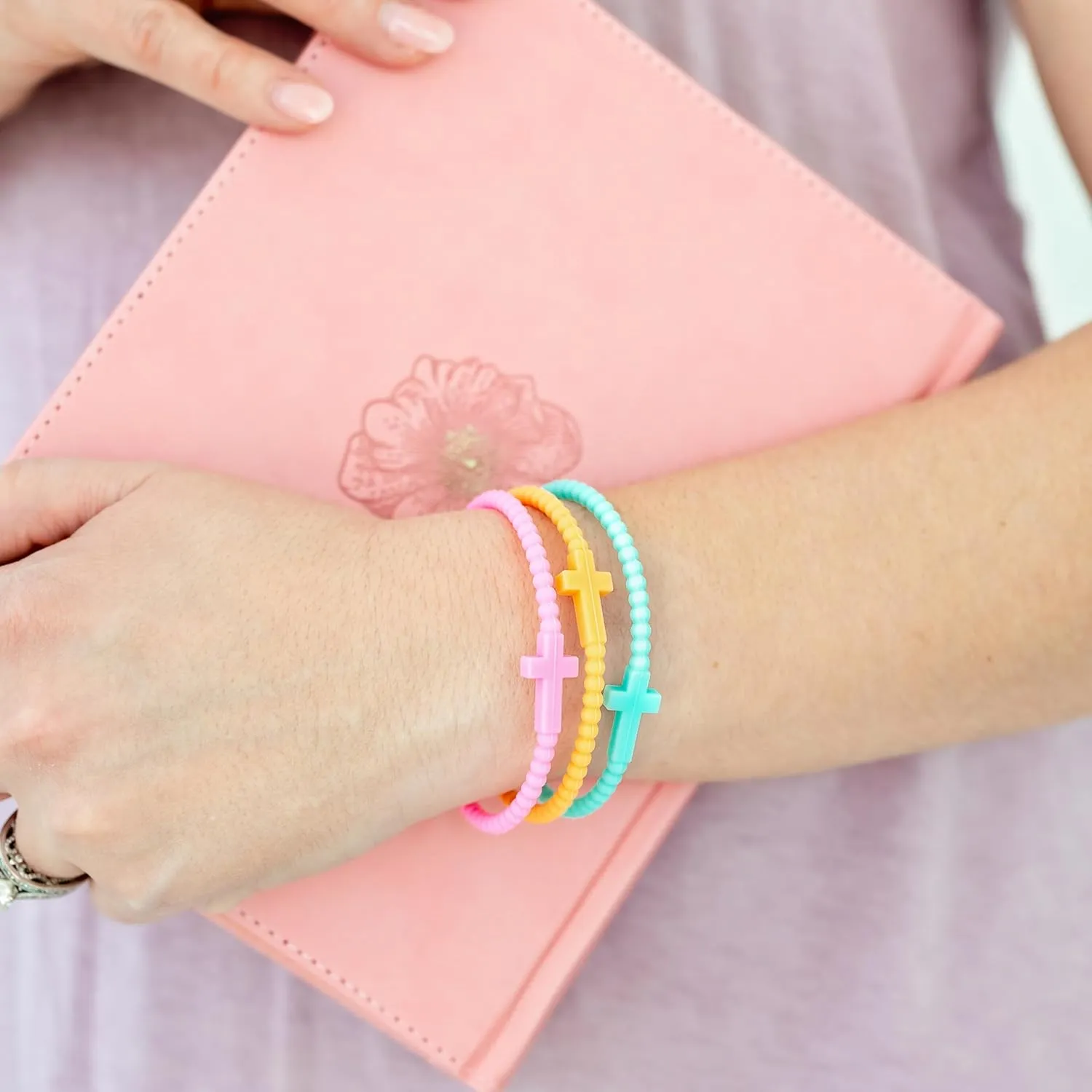Ryan & Rose Jesus Bracelets - Cross Silicone Bracelet