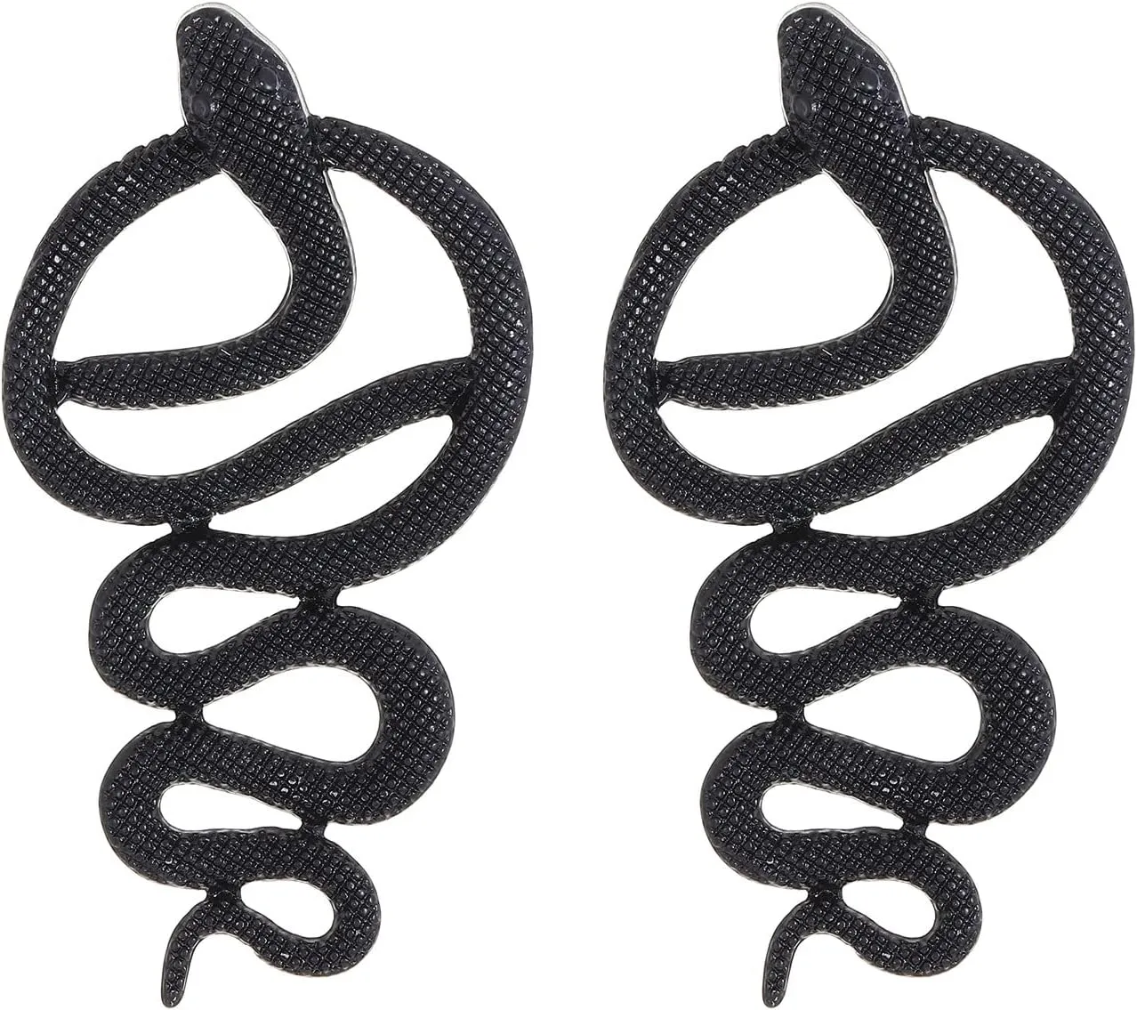 Snake Studs Earrings Gold Long Dangle Serpent Earrings Snake Climber Earrings CZ Snake Ear Clip Wrap Around Earring Silver Punk Snake Earrings Jewelry