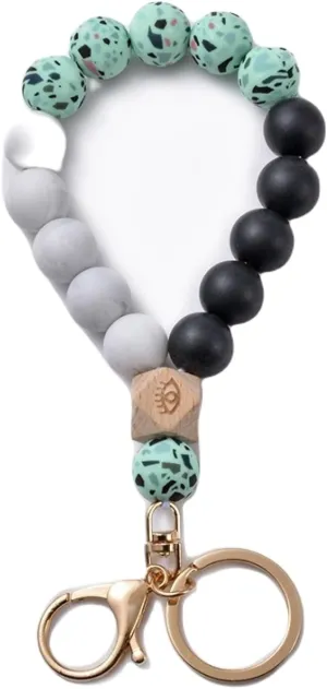 Stacked Bracelet, Metal Bracelet for Men Crystal Black Alloy Adjustable Round Natural Stone Beads for Wedding A Best Friend Bracelet