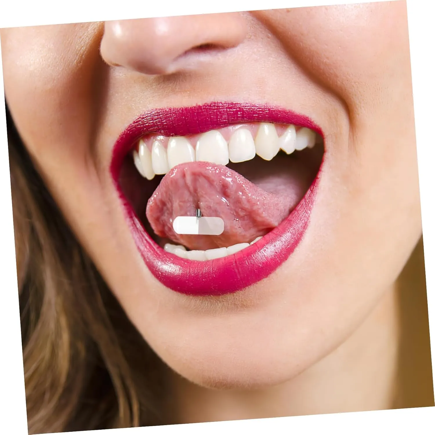 TENDYCOCO 20 Pcs Pill Tongue Ring Body Piercing Jewelry Body Jewlery Body Jewelry Belly Button Rings Eyebrow